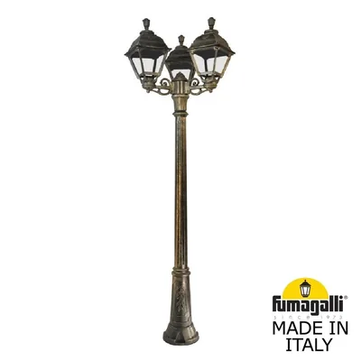 Садово-парковый фонарь FUMAGALLI ARTU BISSO/CEFA 3L U23.158.S30.BXE27 — Fumagalli