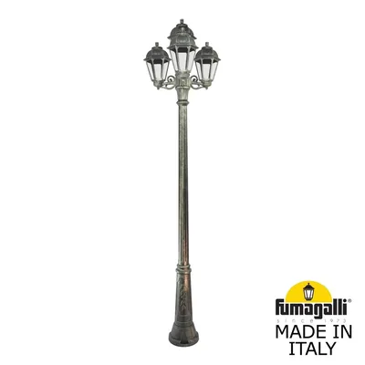 Садово-парковый фонарь FUMAGALLI RICU BISSO/SABA 3+1 K22.157.S31.BXE27 — Fumagalli