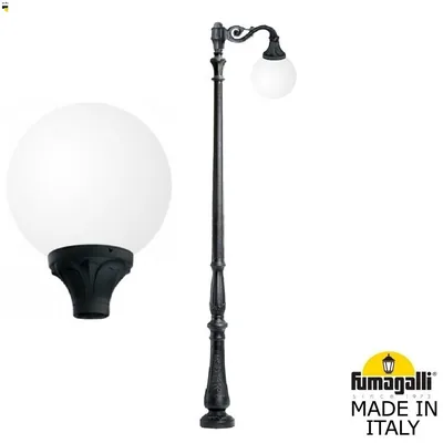 Парковый фонарь FUMAGALLI TABOR ADAM/GLOBE 400 1L G40.205.M10.AYE27 — Fumagalli