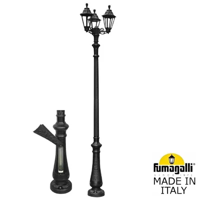 Парковый фонарь FUMAGALLI NEBO BISSO/RUT 3L E26.202.S30.AXE27 — Fumagalli