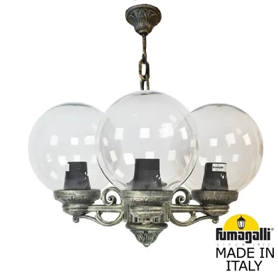 Подвесной уличный светильник FUMAGALLI SICHEM/G250 3L. G25.120.S30.BXE27 — Fumagalli
