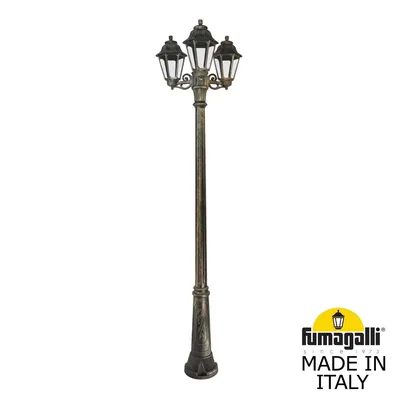 Садово-парковый фонарь FUMAGALLI RICU BISSO/ANNA 3L E22.157.S30.BXE27 — Fumagalli