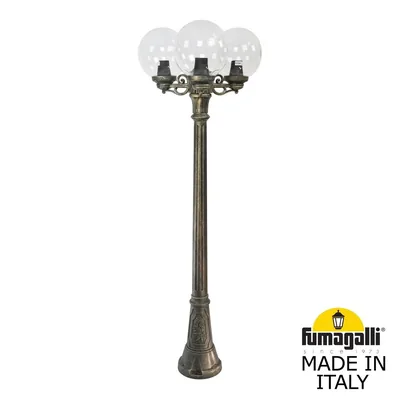 Садово-парковый фонарь FUMAGALLI ARTU BISSO/G250 3L G25.158.S30.BXE27 — Fumagalli
