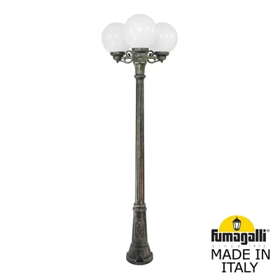Садово-парковый фонарь FUMAGALLI GIGI BISSO/G250 3L G25.156.S30.BYE27 — Fumagalli