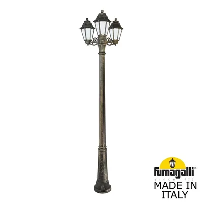 Садово-парковый фонарь FUMAGALLI RICU BISSO/ANNA 3L E22.157.S30.BYE27 — Fumagalli