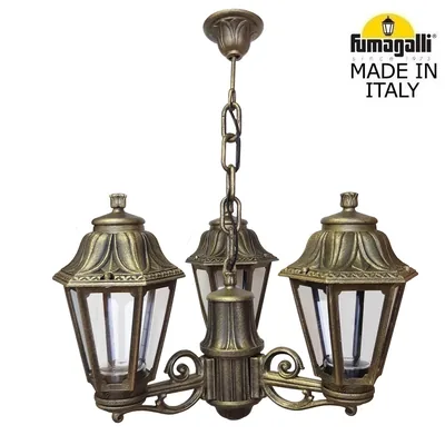 Подвесной уличный светильник FUMAGALLI SICHEM/ANNA 3L E22.120.S30.BXE27 — Fumagalli