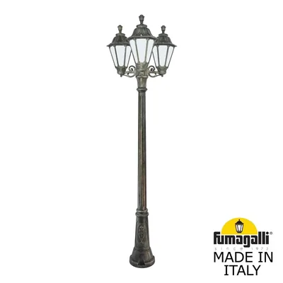 Садово-парковый фонарь FUMAGALLI GIGI BISSO/RUT 3L E26.156.S30.BYE27 — Fumagalli