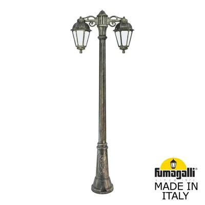 Садово-парковый фонарь FUMAGALLI GIGI BISSO/SABA 2L DN K22.156.S20.BYE27DN — Fumagalli