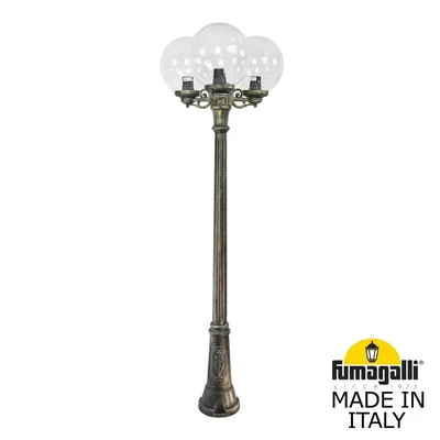 Садово-парковый фонарь FUMAGALLI GIG BISSO/G300 3L G30.156.S30.BXE27 — Fumagalli