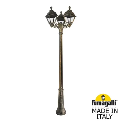 Садово-парковый фонарь FUMAGALLI RICU BISSO/CEFA 3L U23.157.S30.BXE27 — Fumagalli