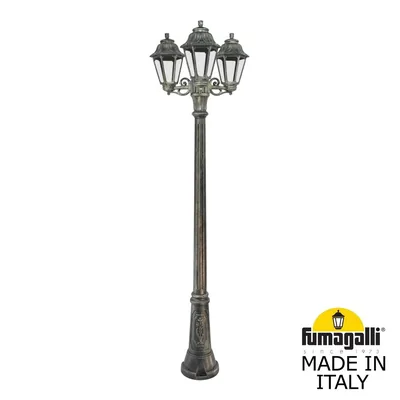 Садово-парковый фонарь FUMAGALLI GIGI BISSO/ANNA 3L E22.156.S30.BXE27 — Fumagalli