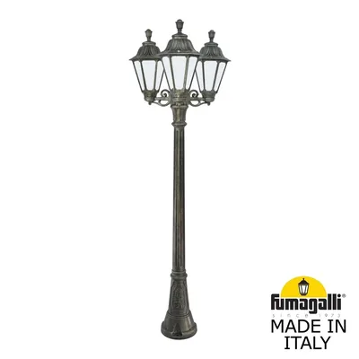 Садово-парковый фонарь FUMAGALLI ARTU BISSO/RUT 3L E26.158.S30.BYE27 — Fumagalli
