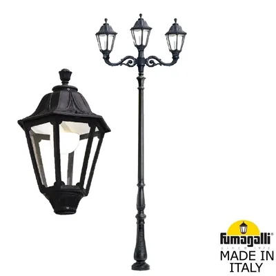 Парковый фонарь FUMAGALLI TABOR ADAM/NOEMI 2L+1  E35.205.M21.AXH27 — Fumagalli