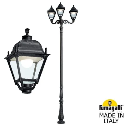 Парковый фонарь FUMAGALLI HOREB ADAM/SIMON 3L  U33.208.M30.AXH27 — Fumagalli