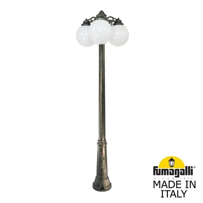 Садово-парковый фонарь FUMAGALLI RICU BISSO/G250 3L DN G25.157.S30.BYE27DN — Fumagalli
