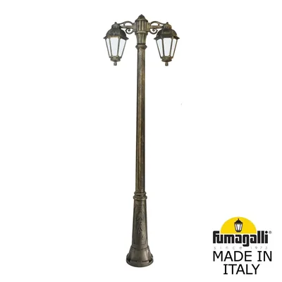 Садово-парковый фонарь FUMAGALLI RICU BISSO/SABA 2L DN K22.157.S20.BYE27DN — Fumagalli