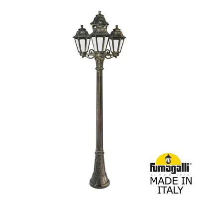 Садово-парковый фонарь FUMAGALLI ARTU BISSO/ANNA 3+1 E22.158.S31.BXE27 — Fumagalli