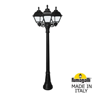 Садово-парковый фонарь FUMAGALLI ARTU BISSO/CEFA 3L U23.158.S30.AYE27 — Fumagalli