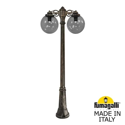 Садово-парковый фонарь FUMAGALLI GIG BISSO/G300 2L DN G30.156.S20.BZE27DN — Fumagalli