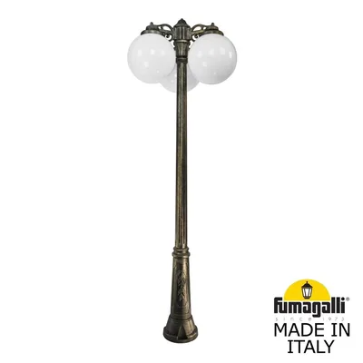 Садово-парковый фонарь FUMAGALLI RICU BISSO/G300 3L DN G30.157.S30.BYE27DN — Fumagalli