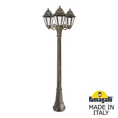 Садово-парковый фонарь FUMAGALLI ARTU BISSO/ANNA 3L E22.158.S30.BXE27 — Fumagalli