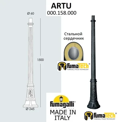 Парковый столб FUMAGALLI ARTU 000.158.000.A0 — Fumagalli