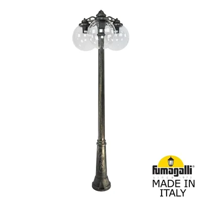 Садово-парковый фонарь FUMAGALLI RICU BISSO/G300 3L DN G30.157.S30.BXE27DN — Fumagalli