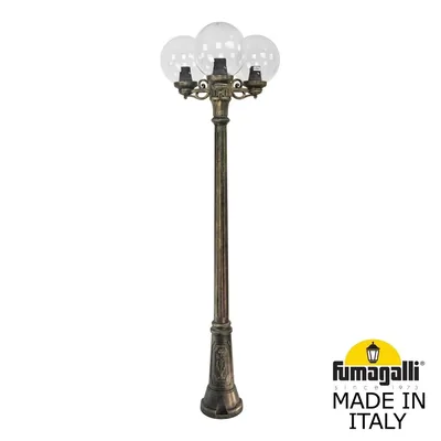 Садово-парковый фонарь FUMAGALLI GIGI BISSO/G250 3L G25.156.S30.BXE27 — Fumagalli