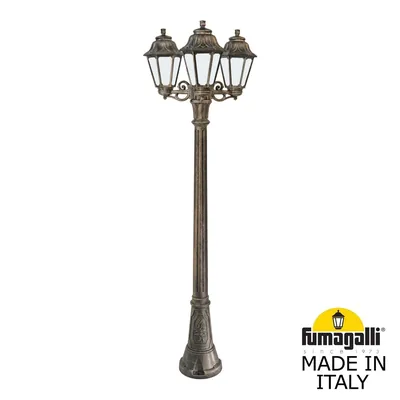 Садово-парковый фонарь FUMAGALLI ARTU BISSO/ANNA 3L E22.158.S30.BYE27 — Fumagalli