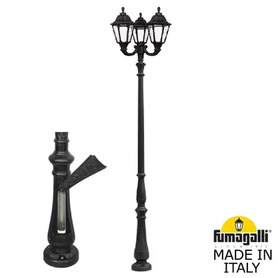 Парковый фонарь FUMAGALLI TABOR OFIR/NOEMI 3L  E35.205.R30.AXH27 — Fumagalli