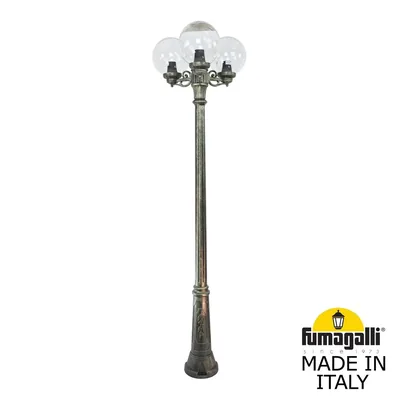 Садово-парковый фонарь FUMAGALLI RICU BISSO/G250 3L G25.157.S30.BXE27 — Fumagalli