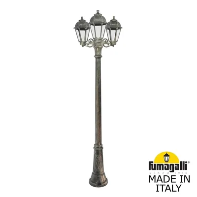 Садово-парковый фонарь FUMAGALLI GIGI BISSO/SABA 3L K22.156.S30.BXE27 — Fumagalli