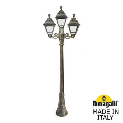 Садово-парковый фонарь FUMAGALLI ARTU BISSO/CEFA 2+1 U23.158.S21.BXE27 — Fumagalli