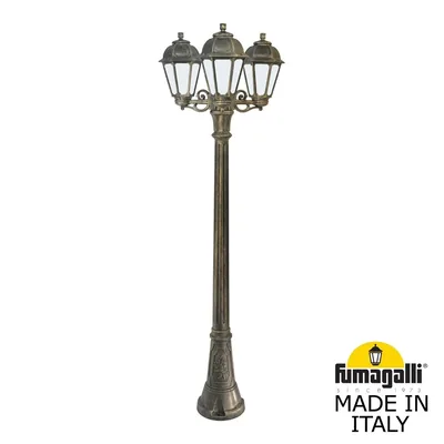 Садово-парковый фонарь FUMAGALLI ARTU BISSO/SABA 3L K22.158.S30.BYE27 — Fumagalli