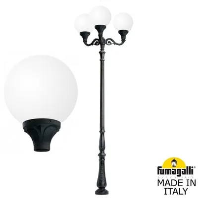 Парковый фонарь FUMAGALLI TABOR ADAM/GLOBE 400 2L G40.205.M30.AYE27 — Fumagalli