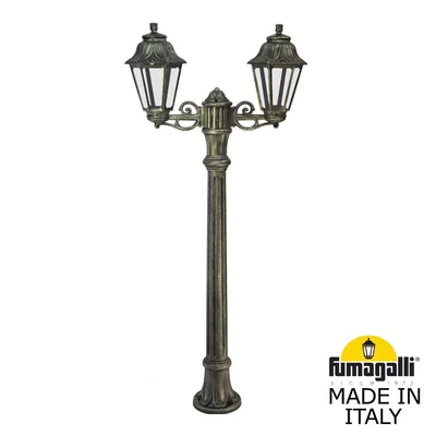 Садовый светильник-столбик FUMAGALLI ALOE*R BISSO/ANNA 2L E22.163.S20.BXE27 — Fumagalli