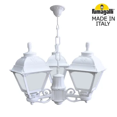 Подвесной уличный светильник (ЛЮСТРА) FUMAGALLI SICHEM/CEFA 3L U23.120.S30.WYE27 — Fumagalli