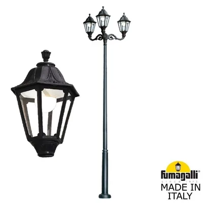Парковый фонарь FUMAGALLI EKTOR 4000 ADAM/NOEMI 3L  E35.372.M30.AXH27 — Fumagalli