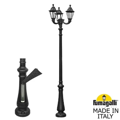 Парковый фонарь FUMAGALLI NEBO OFIR/RUT 3L  E26.202.R30.AYE27 — Fumagalli