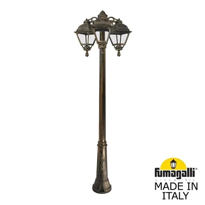 Садово-парковый фонарь FUMAGALLI RICU BISSO/CEFA 3L DN U23.157.S30.BXE27DN — Fumagalli