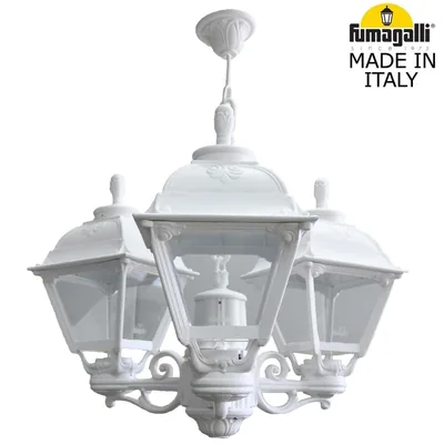 Подвесной уличный светильник (ЛЮСТРА) FUMAGALLI SICHEM/CEFA 3L U23.120.S30.WXE27 — Fumagalli