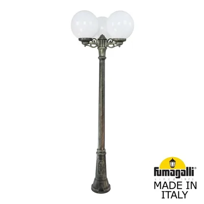 Садово-парковый фонарь FUMAGALLI GIG BISSO/G300 3L G30.156.S30.BYE27 — Fumagalli