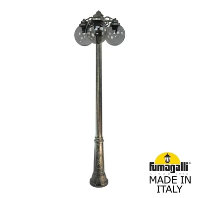 Садово-парковый фонарь FUMAGALLI RICU BISSO/G250 3L DN G25.157.S30.BZE27DN — Fumagalli