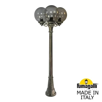 Садово-парковый фонарь FUMAGALLI ARTU BISSO/G300 3L G30.158.S30.BZE27 — Fumagalli