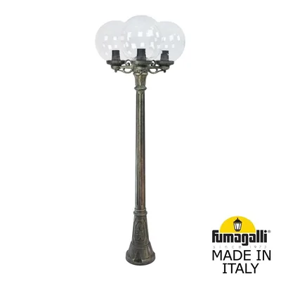 Садово-парковый фонарь FUMAGALLI ARTU BISSO/G300 3L G30.158.S30.BXE27 — Fumagalli