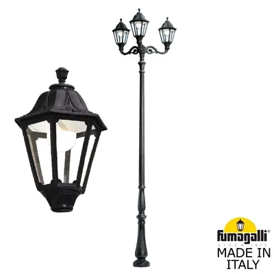 Парковый фонарь FUMAGALLI HOREB ADAM/NOEMI 3L  E35.208.M30.AXH27 — Fumagalli