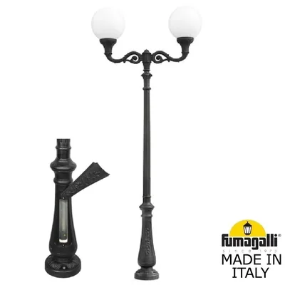 Парковый фонарь FUMAGALLI NEBO ADAM/GLOBE 400 2L G40.202.M20.AYE27 — Fumagalli
