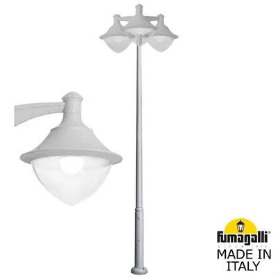 Парковый фонарь  FUMAGALLI EKTOR 4000/MIDIPILAR/VIVI 3L LED-HIP V50.372.A30.LXH27 — Fumagalli