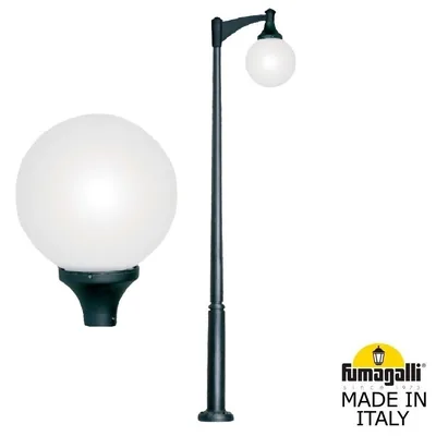 Парковый фонарь FUMAGALLI EKTOR 3000 MIDIPILAR/GLOBE 400 modern 1L G41.365.A10.AYE27 — Fumagalli