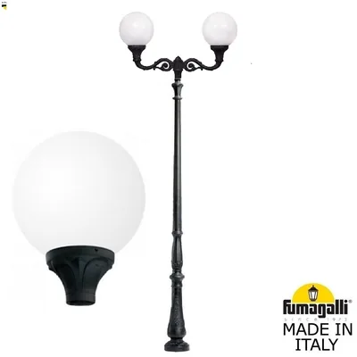 Парковый фонарь FUMAGALLI TABOR ADAM/GLOBE 400 2L G40.205.M20.AYE27 — Fumagalli